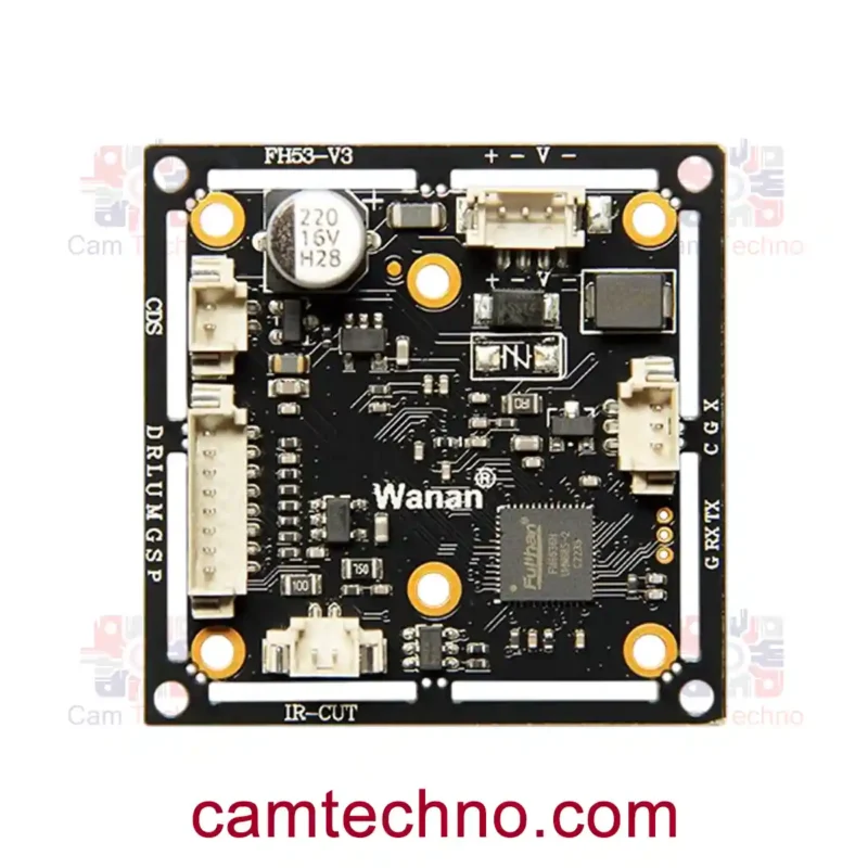 نمای کامل برد GC2053 با پردازنده FH8536H و خروجی 4 در 1