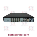 پورت‌های خروجی و ورودی در پشت کیس DVR ۸ کانال