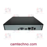 نمای پشت کیس NVR تک‌هارد ۱۰ کانال با پورت‌های HDMI و LAN