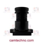 نمای پشتی از لنز دوربین ثابت ۳.۶mm مدل CW-811 با بدنه پایه‌دار