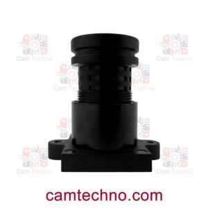 نمای پشتی از لنز دوربین ثابت ۳.۶mm مدل CW-811 با بدنه پایه‌دار