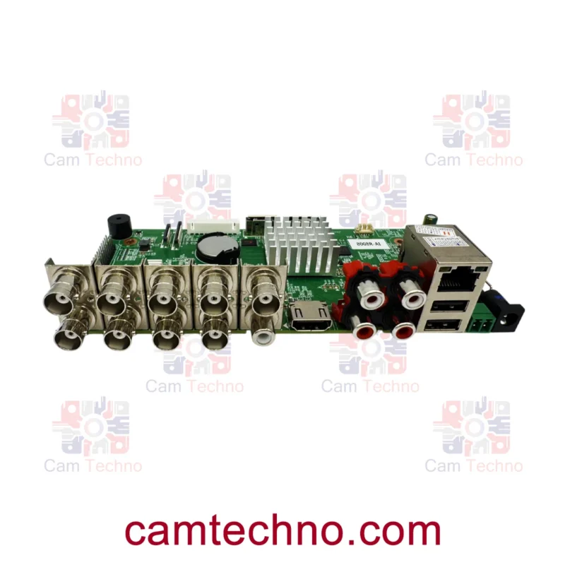 پورت‌های HDMI، VGA و چیپ Hisilicon در برد DVR ۸ کاناله XMEye