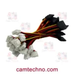 کابل برق کامل DVR با کانکتورهای SATA و سوکت ۴ پین