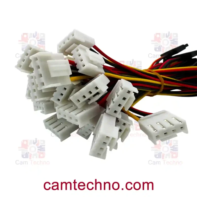 کابل برق هارد DVR با سوکت سفید چهار پین