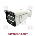 نمای زاویه‌دار کیس دوربین فلزی N8302M با بدنه ضدآب IP67 و قابلیت نصب میکروفون و کابل POE