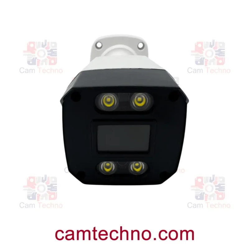 نمای جلوی کیس بولت ۴ LED وارم لایت دوربین مداربسته مدل N701M با چهار چراغ LED و لنز مرکزی
