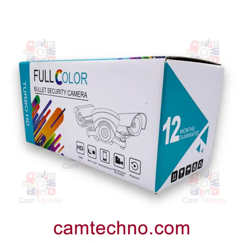 کارتن دوربین مداربسته بولت B2 سایز 60 رنگ فیروزه‌ای - تصویر 1