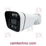 کیس بولت وارم لایت N84M نمای زاویه‌دار با بدنه فلزی سفید و LEDهای Warm Light