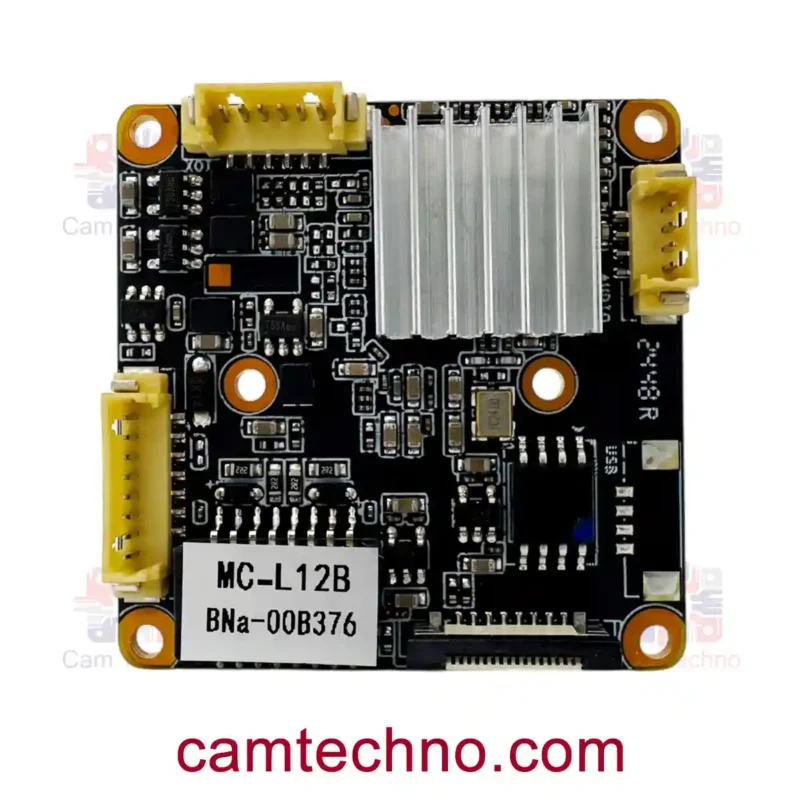 پشت برد دوربین IP مدل L12-B با سنسور IMX335 سونی