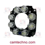 برد دید در شب LED دوگانه Dual Light مخصوص دوربین مداربسته – نمای زاویه‌دار