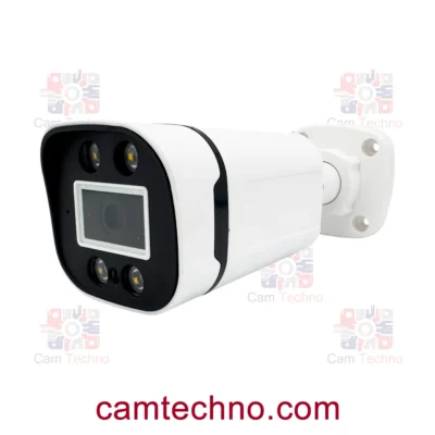 کیس بولت وارم لایت پلاستیکی 4LED دوربین مداربسته نمای سه‌ربع جلو