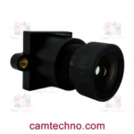 نمای جانبی لنز 3.6mm 8MP M12 YTOT روی هولدر — آماده نصب روی برد