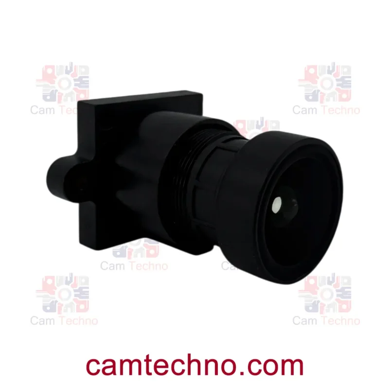 نمای زاویه‌ای لنز ثابت 2.8mm به همراه هولدر CW مدل 2820 مناسب دوربین مداربسته