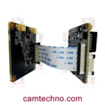 اتصال فلت کابل بین دو برد دوربین مداربسته 800S IP هشت مگاپیکسل IMX415