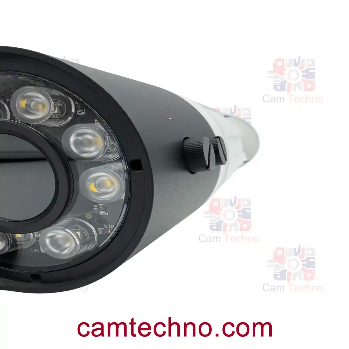 کیس بولت دوربین مداربسته ۹۰ وارم لایت وریفوکال N88VM نمای نزدیک چراغهای LED