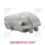 نمای جانبی و پشت کیس کاور صندوقی دوربین مداربسته مدل N136 وارم لایت