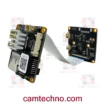 اتصال برد IP پلاک‌خوان دوربین مداربسته ۵ مگاپیکسل مدل T5AI به برد سنسور با کابل فلت